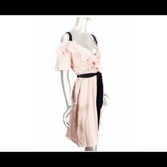 Zara dress contrasting belt sz med - Picture 4 of 4